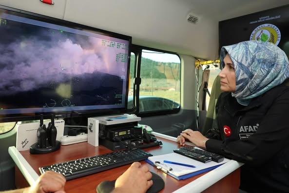 Afyonkarahisar'da Seyitgazi Orman Yangınına Karşı Alarm Durumu