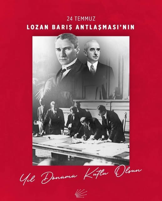 CHP Afyonkarahisar'dan Lozan'ın 102. Yıl Dönümüne Mesaj